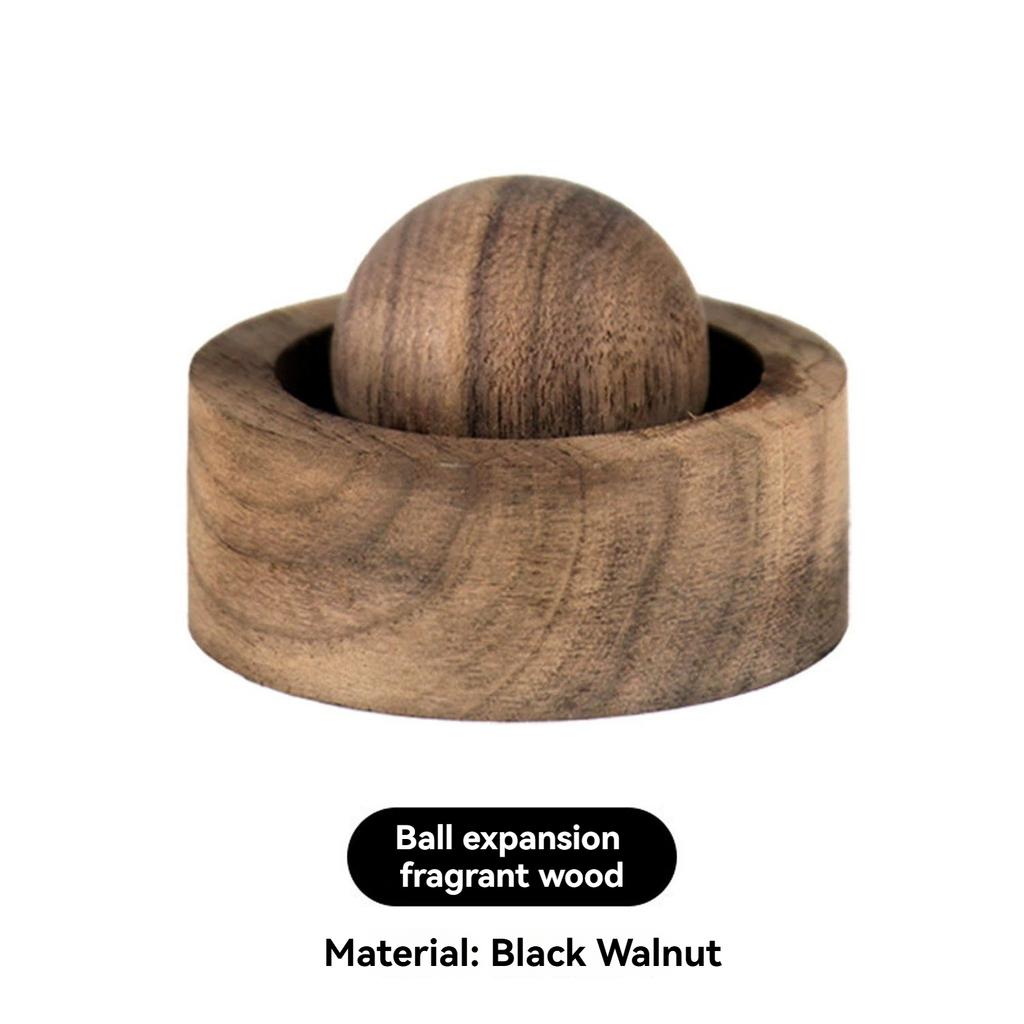 Walnut Essential Oil Diffuser — No Electricity Required Adjustable Scent Intensity; Suitable for Home Office Car and Bedroom Walnut Model