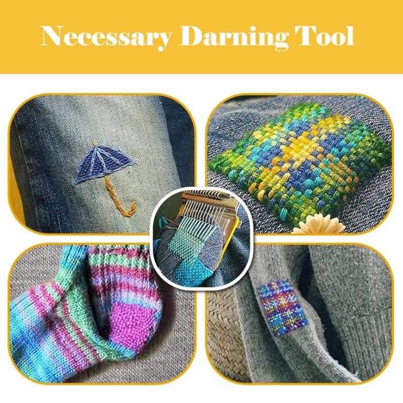 Portable Knitting Machine 21 Peg Knitting Tool For Handmade Bag Sock Hat Craft, Bracelets Necklaces Making