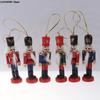 10.5/12/12.3/12.5cm Wooden Nutcracker Solider Figure Puppet Doll Handcraft For Children Gifts Christmas Home Office Decor