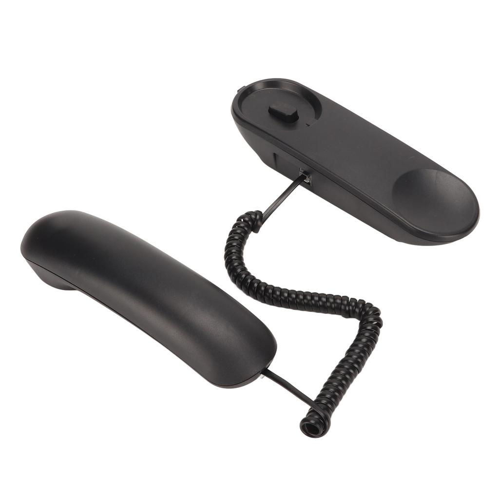 Wall Telephone Multifunction Big Buttons Redial Mute Function Corded Wall Phone for Home Office Hotel