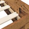 Bed Frame with Drawers Reclaimed Wood Solid Pine Wood