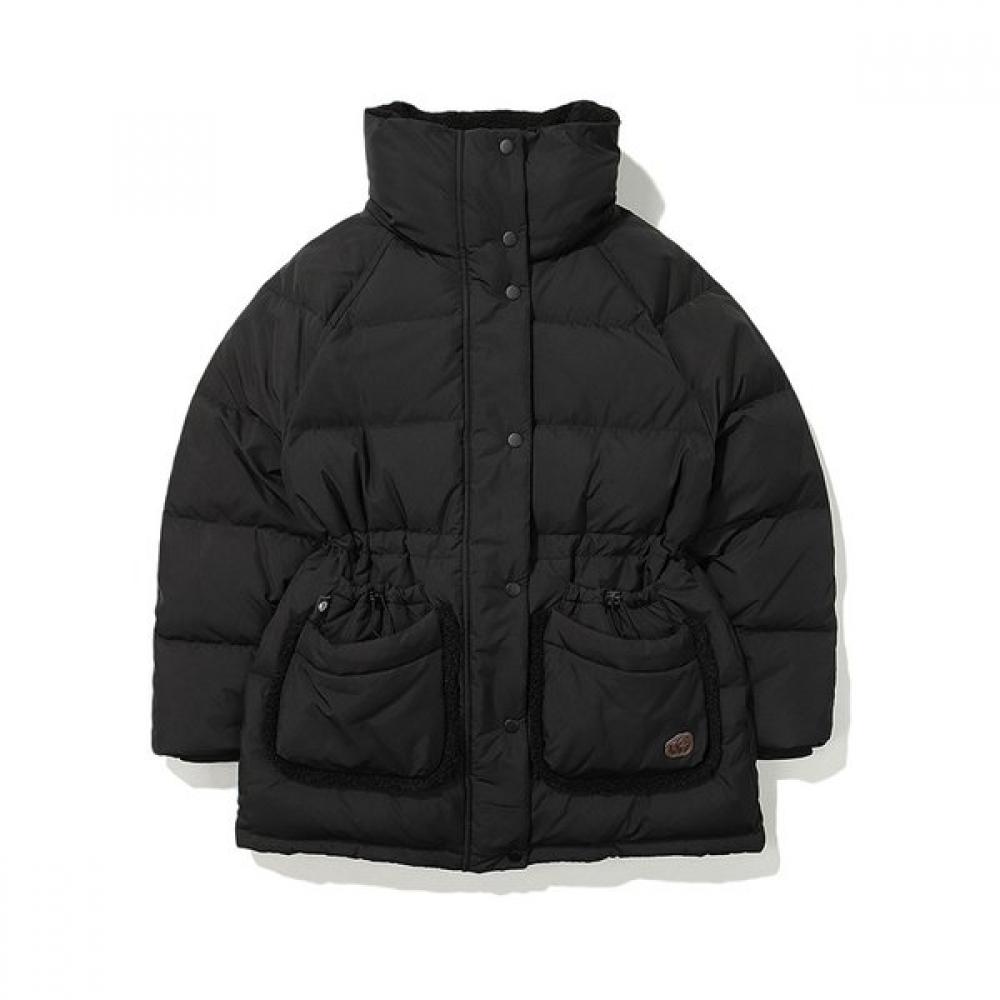 Bbc Earth W Teddy String Middle doWn Jacket Black 090