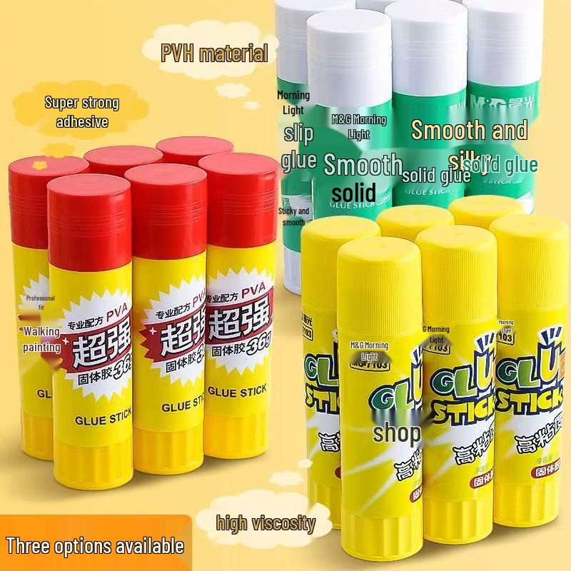 Chen & Guang Multi-functional High Viscosity Solid Glue Stick, 21g - Ideal for Student Crafts and Office Use