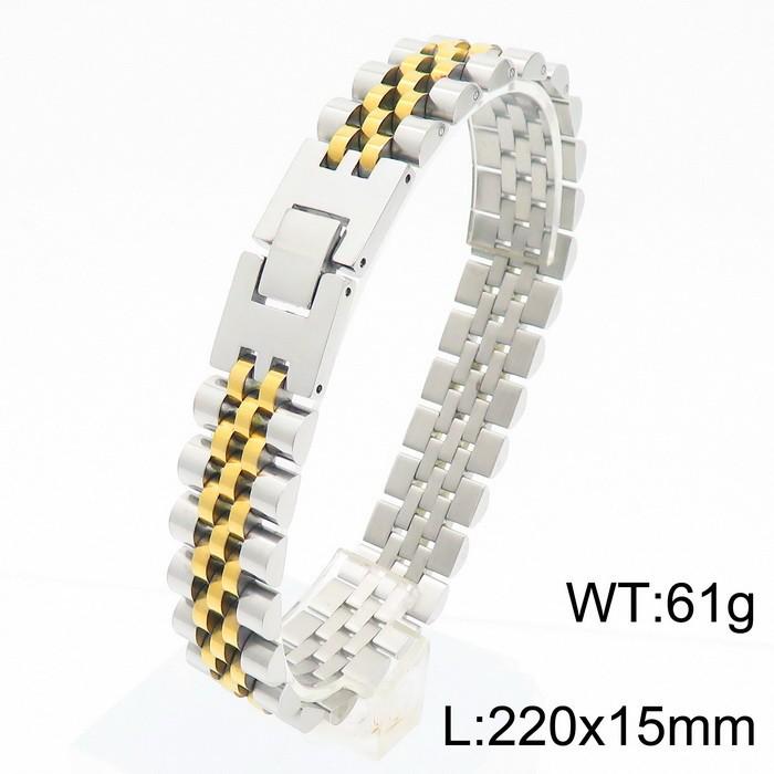 Men's Trendy Titanium Steel Bracelet: Simple Japanese & Korean Watch Band Style