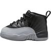 Air Jordan 12 Retro Toddler 'Barons' (Unisex) Black / Wolf Grey / White Toddler Shoes 850000 010