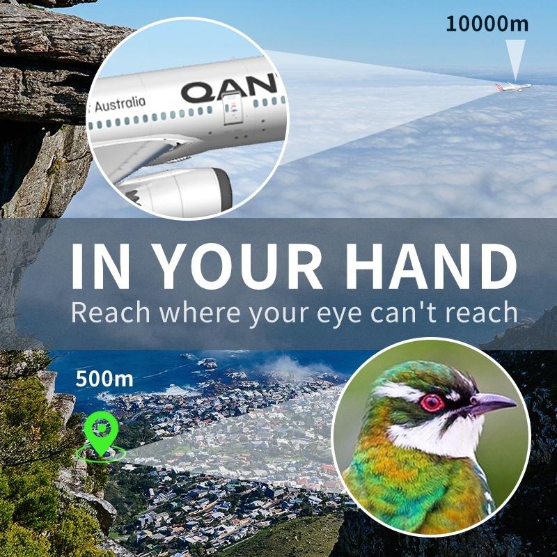 Professional Binoculars 80x80 Long Range 15000m Hd Telescope Low Light Night Vision For Camping Hiking Travel Sports