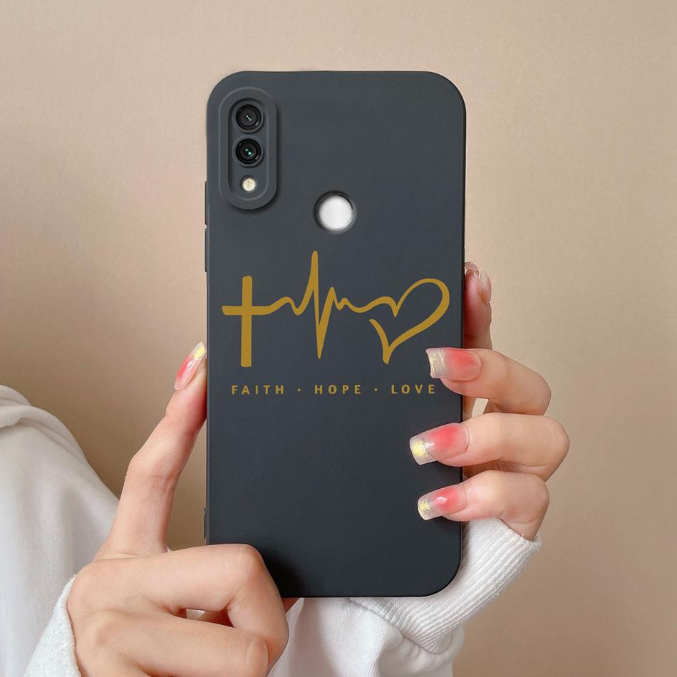 For Redmi Note 7 Pro 7S Case Butterfly Soft Liquid Silicone Camera Protection Back Cover For Xiaomi Redmi Note 7 S 7Pro Funda