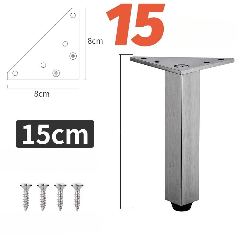 4PCS Hardware Feet Accessories Adjustable Furniture Legs Metal Supporting Foot for Coffee Table Cabinet Chair Sofa Bed Furniture