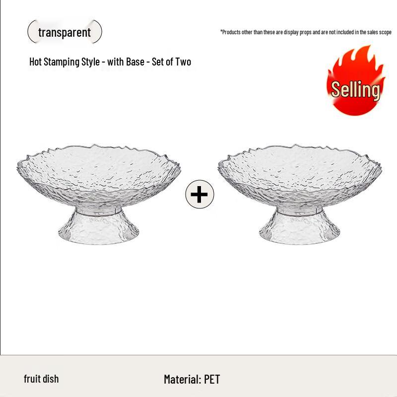 Pinhuan Hot Silver Draining Fruit Plate (2-Pack)