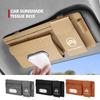 Car Sun Visor Tissue Glasses Card Ticket Pouch Storage Organizer For C4 C3 C5 C1 C2 C6 C4L DS3 DS4 Berlingo Picasso