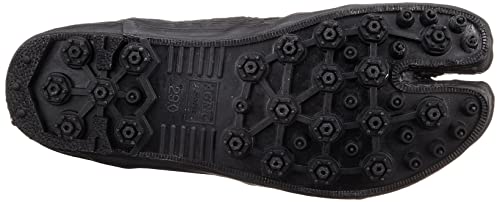 Sokaido Forestry Work Rubber Spike Shoes, Young Leaves, Black, I-98, Size 29.0cm