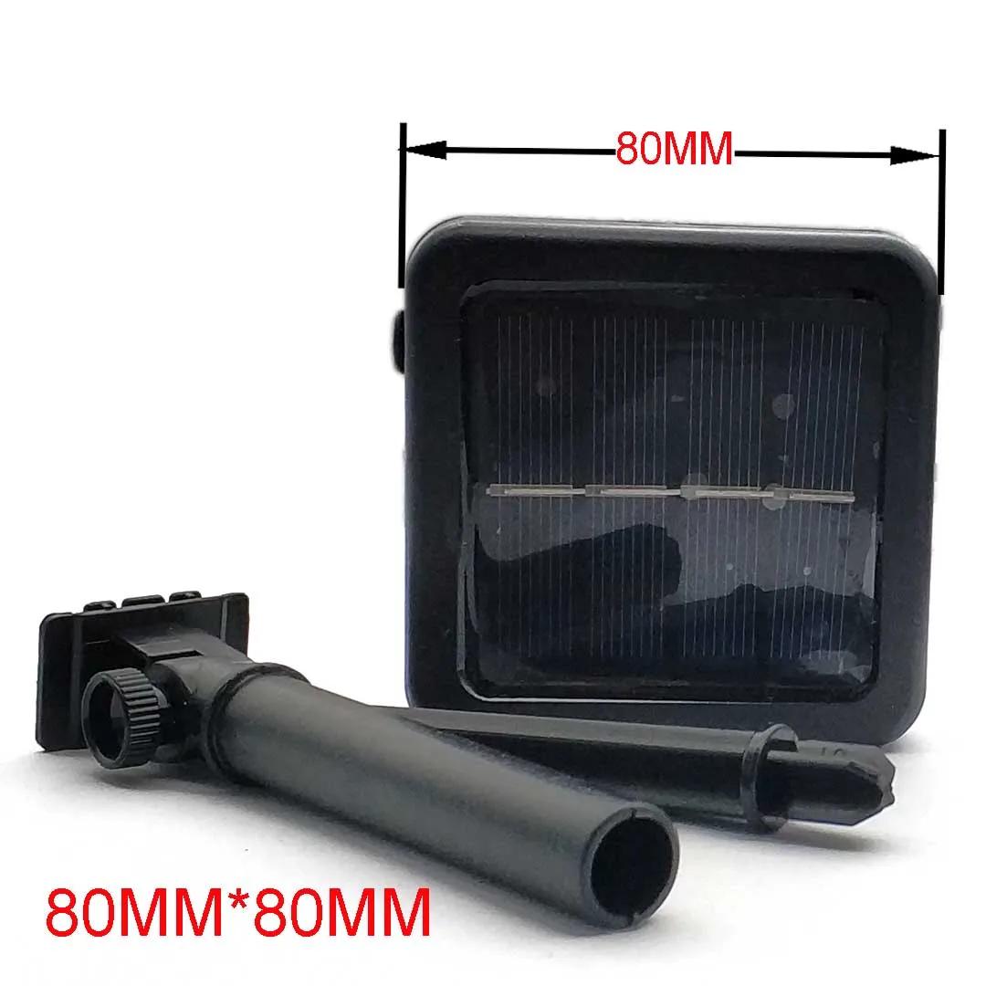 

68MM*68MM 80MM*80MM Светодиодная гирлянда Коробка для солнечной батареи Светодиодный контроллер питания Уличный водонепроницаемый IP65 8 режимов отображения