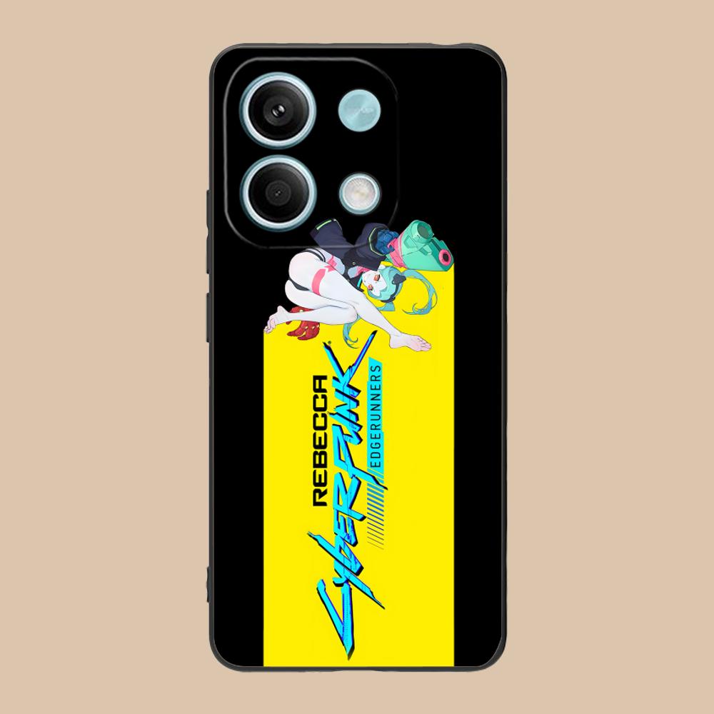 Punk Girl Rebecca Mobile Phone Case for POCO F7 F6 F5 F4 F3 F2 Pro GT C75 C71 C65 C61 C40 Pro Ultra Colorful Printing Cover