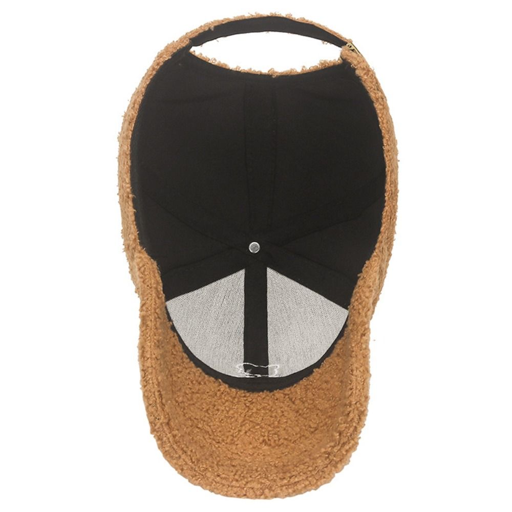 All-match Sun Hat Thicken Warm Snapback Caps Adjustable Baseball Cap  for Men Women