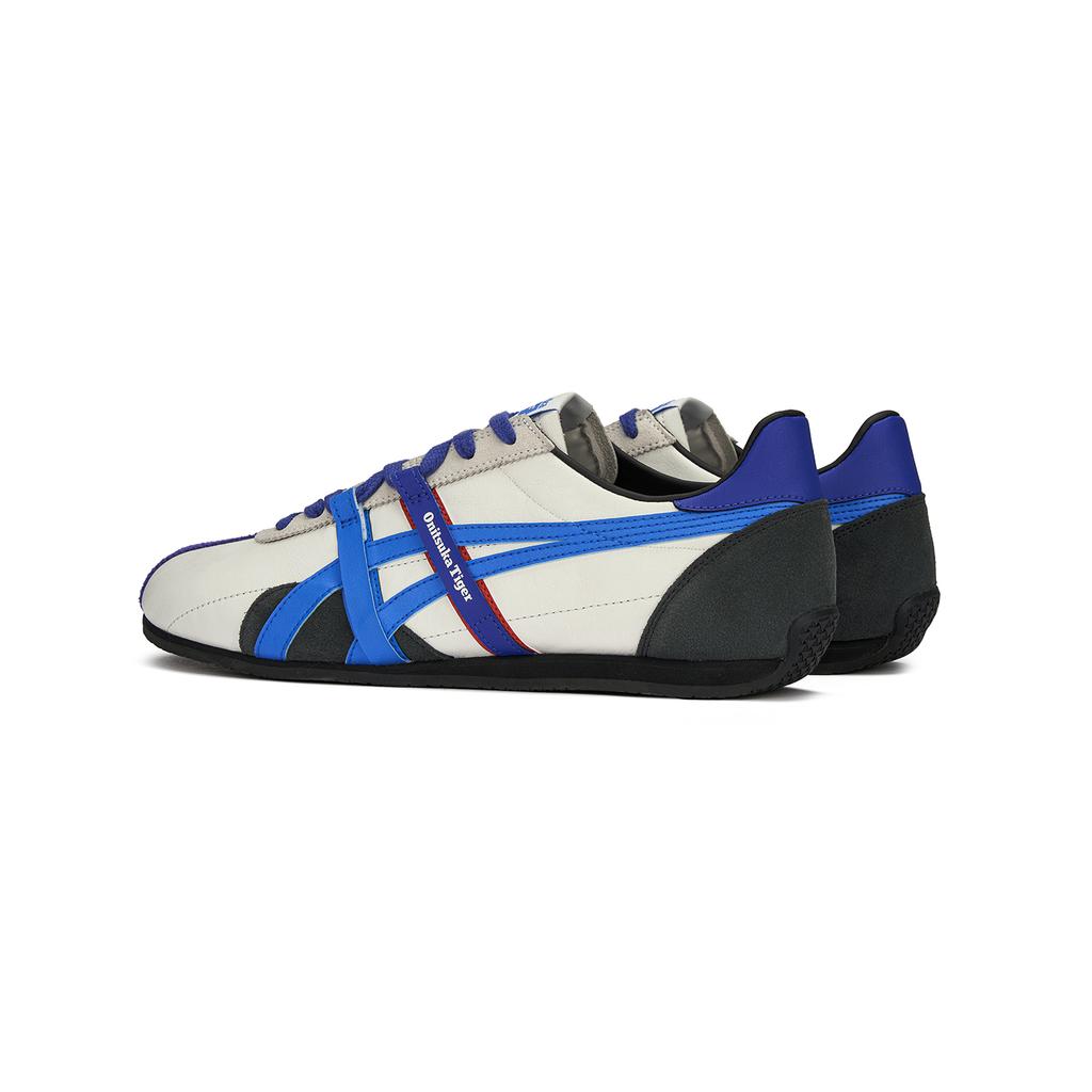 Onitsuka Tiger Runspark 2.0 Cow Leather Comfortable Low top Casual Shoes Unisex White/Blue 1183C606-100