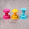 Colorful Cartoon Hooks A Set Of 3 Adhesive Hole-Free For Bag Storage Wall Hooks, Cute And Practical Home Accessories