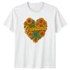 Grandma Womens T-Shirt Sunflower Heart Family Mothers Day Gift For Her