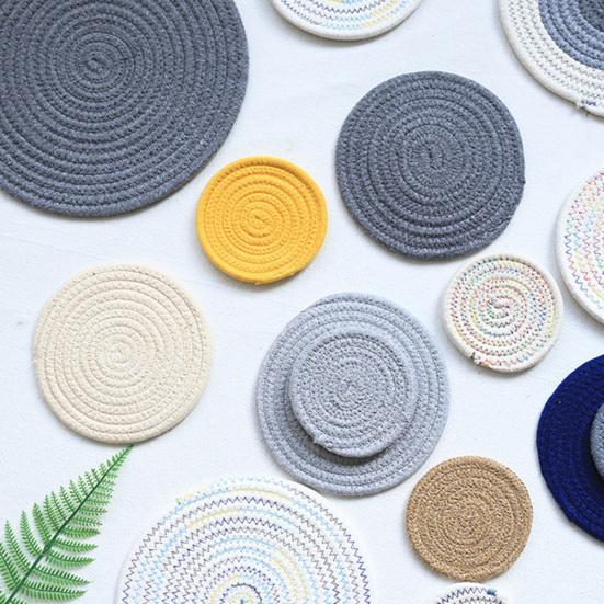 

Talos Хлопок Плетеный Термостойкий Чаша Чашка Mat Pad Placemat Домашняя кухня Снабжение