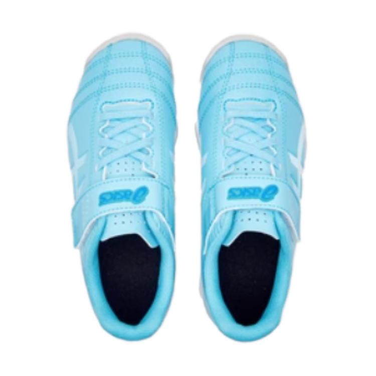 Asics Junior 6 Versatile Comfortable Durable Breathable Low-Top Soccer Shoes Kids Sneaker Blue 1104A045-401