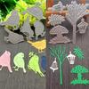 2pc Miexd  Little Bird and Bird Cage On The Tree Scrapbook