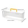 Removable Compartment Tool Storage Box Multifunctional Hardware Organizer Compact Portable Case for Home Garage Car