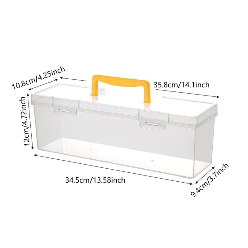 Removable Compartment Tool Storage Box Multifunctional Hardware Organizer Compact Portable Case for Home Garage Car