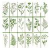 Child Safe Drawing Practice Kits 18 Precisely Cut Wildflower Stencils Reusable Plastic Art Guides For School Projects Creative Learning