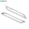 Rear Bumper Fog Light Lamp Cover Trim For Volvo XC60 2018   Chrome Car Tail Foglight Foglamp Bezel Trims Accessories