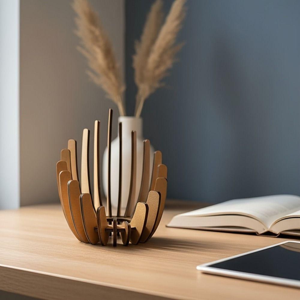 Manual Assembly Lotus-shaped Candle Holder Decorative DIY Candle Stand  Home Table Decor