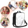 UK British Symbol Lunch Bag with Adjustable Shoulder Strap Reusable Thermal Bento Tote for Work Picnic Beach