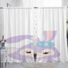 Set Of 2 Home Interior Kitchen Curtains Living Room Door Curtain Bedroom Decoration Partition Blackout Polyester Ideal For Great