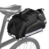 LoDrid 12L Bicycle Rear Bag, Waterproof Pannier Bag, Large Capacity, with Reflective Tape