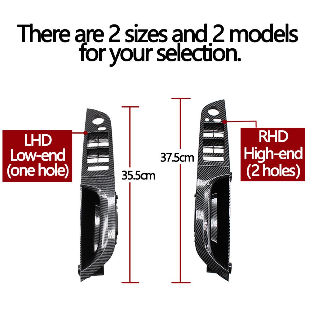 

LHD RHD подлокотник для внутренней двери из углеродного волокна, ручка для BMW 3 серии E90 E91 316 318 320 325 328i