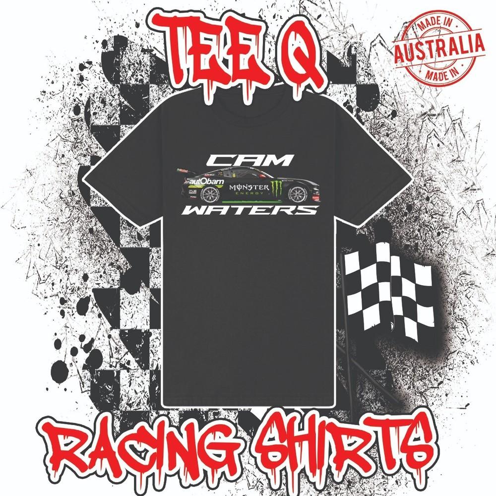 Ford Mustang Cam Waters ~ Premium Black Gildan Cotton Tee V8 Unisex T-Shirt XXL