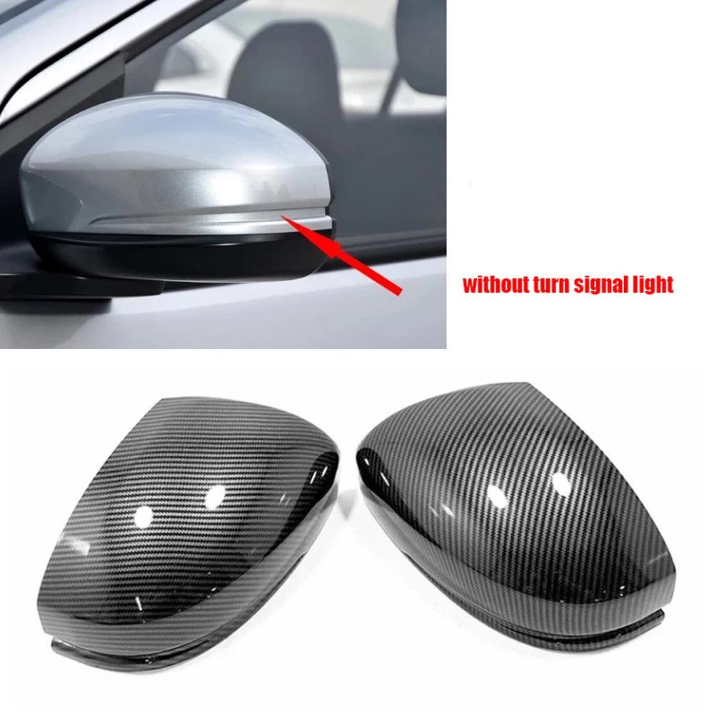 

For Honda FIT JAZZ 2014 2015 2016 2017 2018 Car Rearview Side Mirror Cover Sticker Wing Cap Exterior Door Case Trim Carbon Fiber