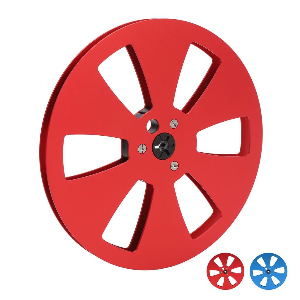 1/4 7 Inch Empty Tape Reel 3 Holes Aluminum Alloy Universal Fit Open Reel Sound Empty Takeup Reel fo