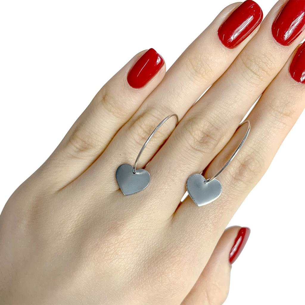 Kolczyki srebrne bez kamieni (1982747)