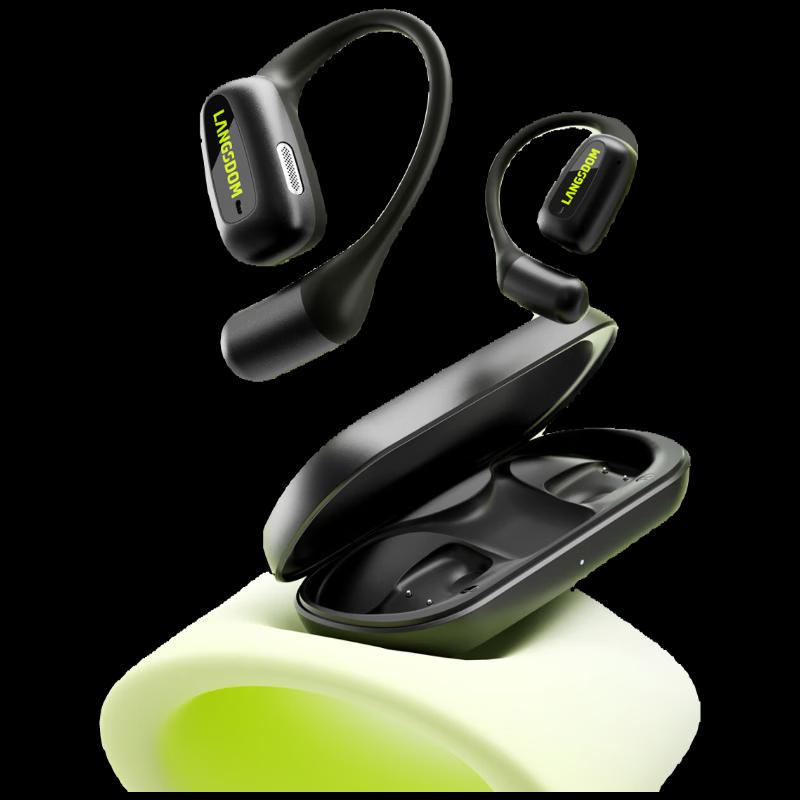 

Lansyton AirFit Bone Conduction Open-Ear Bluetooth Sports Headphones