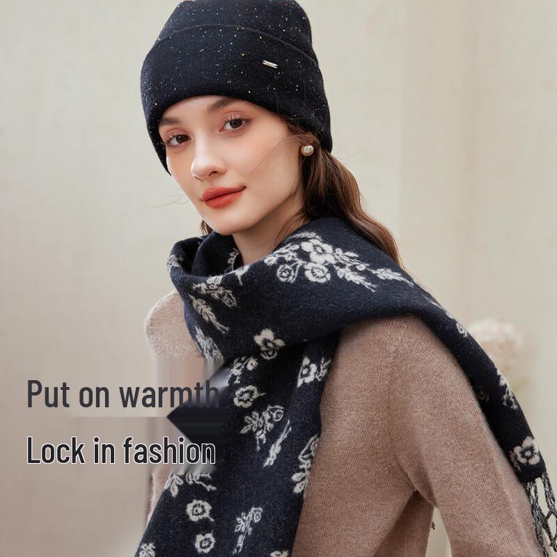 Women's Pure Wool Warm Scarf & Shawl