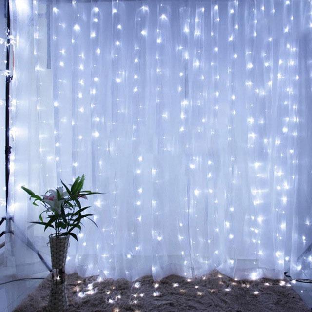 Christmas Lights Curtain Garland Merry Christmas Decor for Home 2025 Xmas Ornament  Gifts Fairy Lights Festoon New Year
