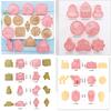 6/8pcs Cookie Cutter Eid Mubarak Biscuit Mold DIY Baking Tool Islamic Muslim Party Decoration Supplie Baking Kitchen Accessories