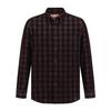 FERRAROMILANO Cotton Corduroy Check Shirt Wine (Am0Ftwb45279)