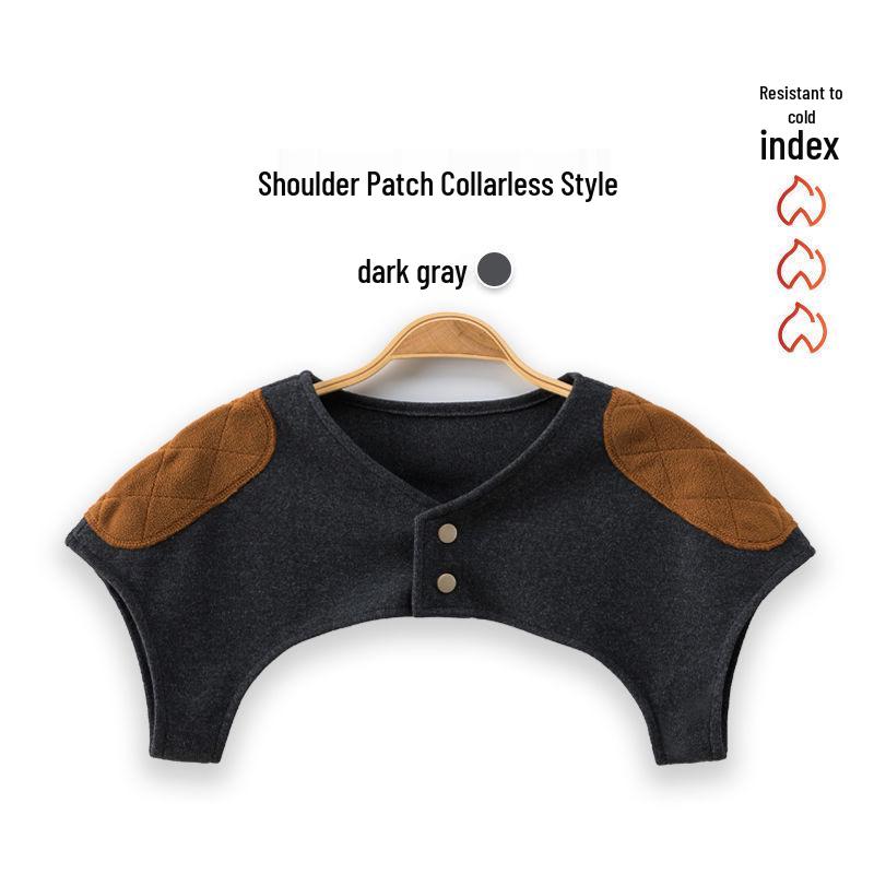 Unisex Velvet Shoulder and Neck Warmer for Cold Nights and Elderly Comfort