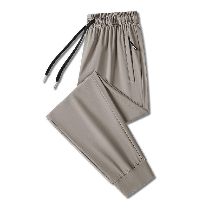 Schnelltrocknende Eisseidenhose für Herren, Sommer Dünne Freizeithose für Herren, Herrenhose Jogginghose