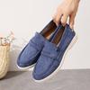 Loafers women's spring and autumn 2025 new British style lazy one-pedal single shoes retro flat beanie shoes