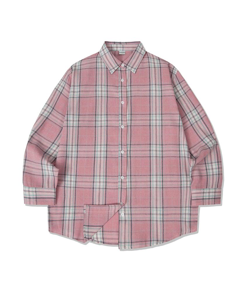 ESCAPEFROM Easy Line Oversized Check Shirt [3 Colors]