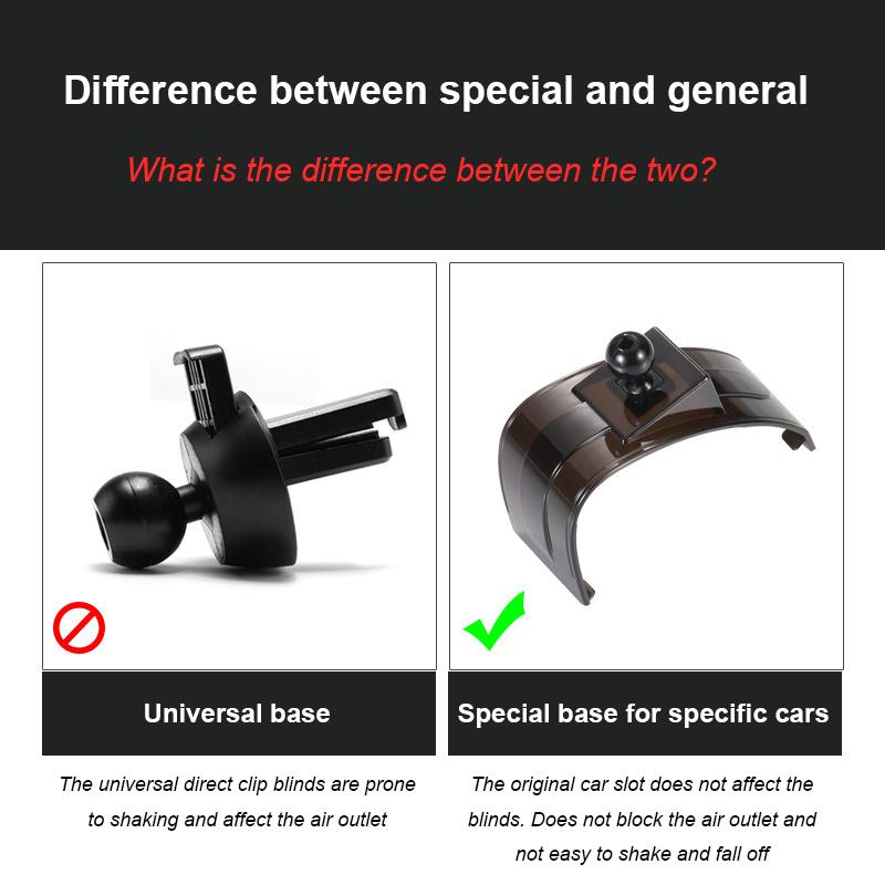 Car Dedicated Phone Holder Bracket Mount Special Base For Mazda 3 6 RuiYi CX-4 CX-5 CX-8 Atenza Axela CX30 Air Vent Bracket Clip sqmhc03