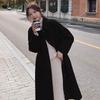 Women's Mid-Length Wool Coat with Doll Collar - 2025 Autumn/Winter Korean Style