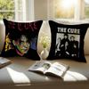 Anime T-The Cure Pillow Case Sofa and Living Room Decorative Cushion Covers Dust-proof and Mite-proof Invisible Zipper