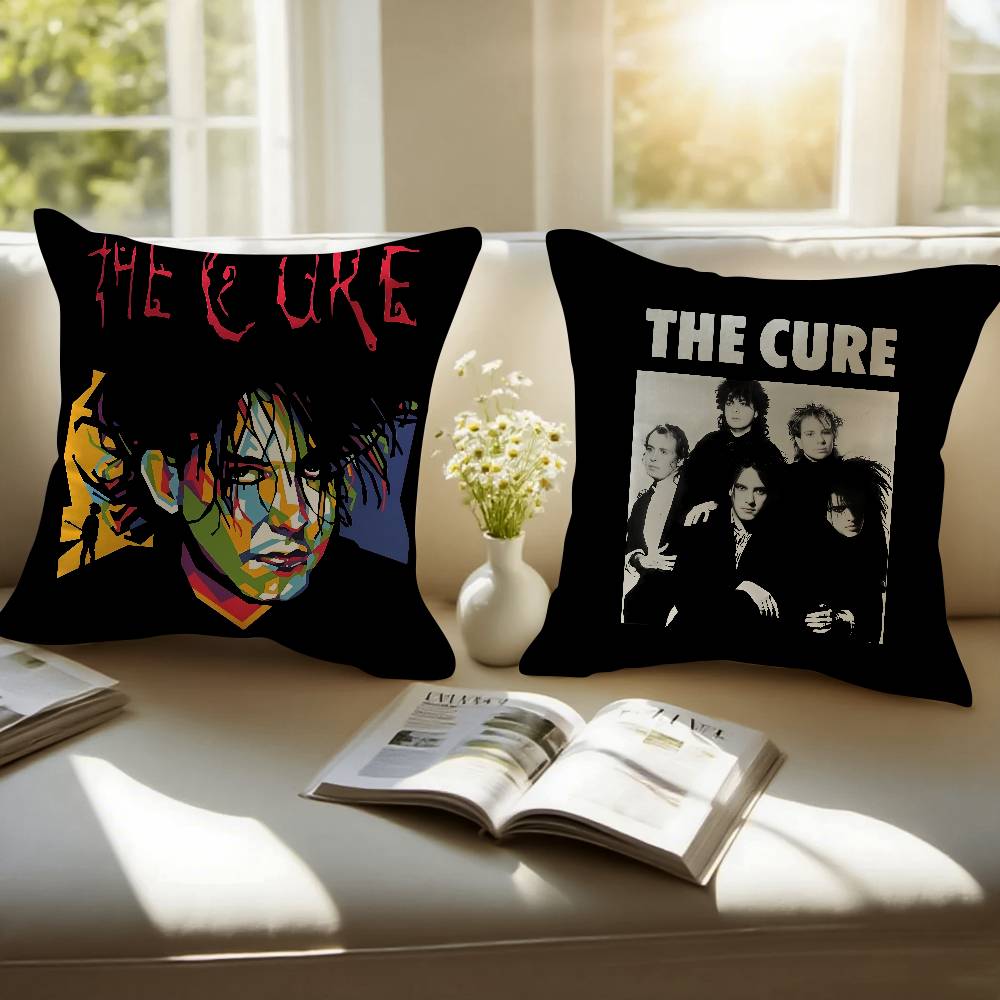 Anime T-The Cure Pillow Case Sofa and Living Room Decorative Cushion Covers Dust-proof and Mite-proof Invisible Zipper